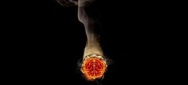 cigarette burning and the harm of nicotine